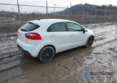 2013 Kia Rio Ex z USA, uszkodzony, nr VIN KNADN5A31D6239808